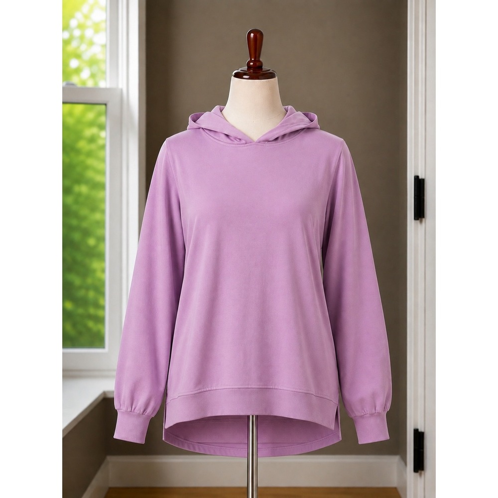Peter Millar Women Lava Wash Sweet Pea Cotton Modal Hoodie Size Small New in Bag